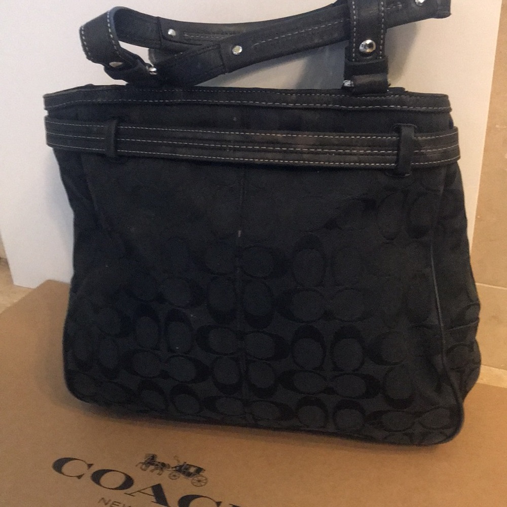 Coach Bag Black/Grey - Picture 4 of 7